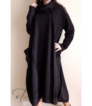 Nauja suknelė su movos tipo apykakle